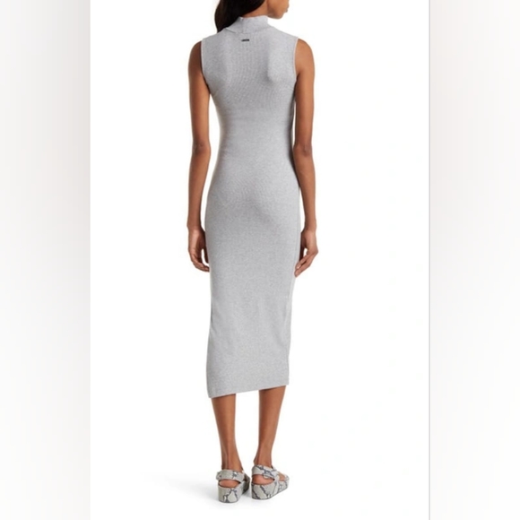 NWOT ALLSAINTS Kiki Rib Knit Midi Sweater Dress Size 4 - Picture 2 of 15